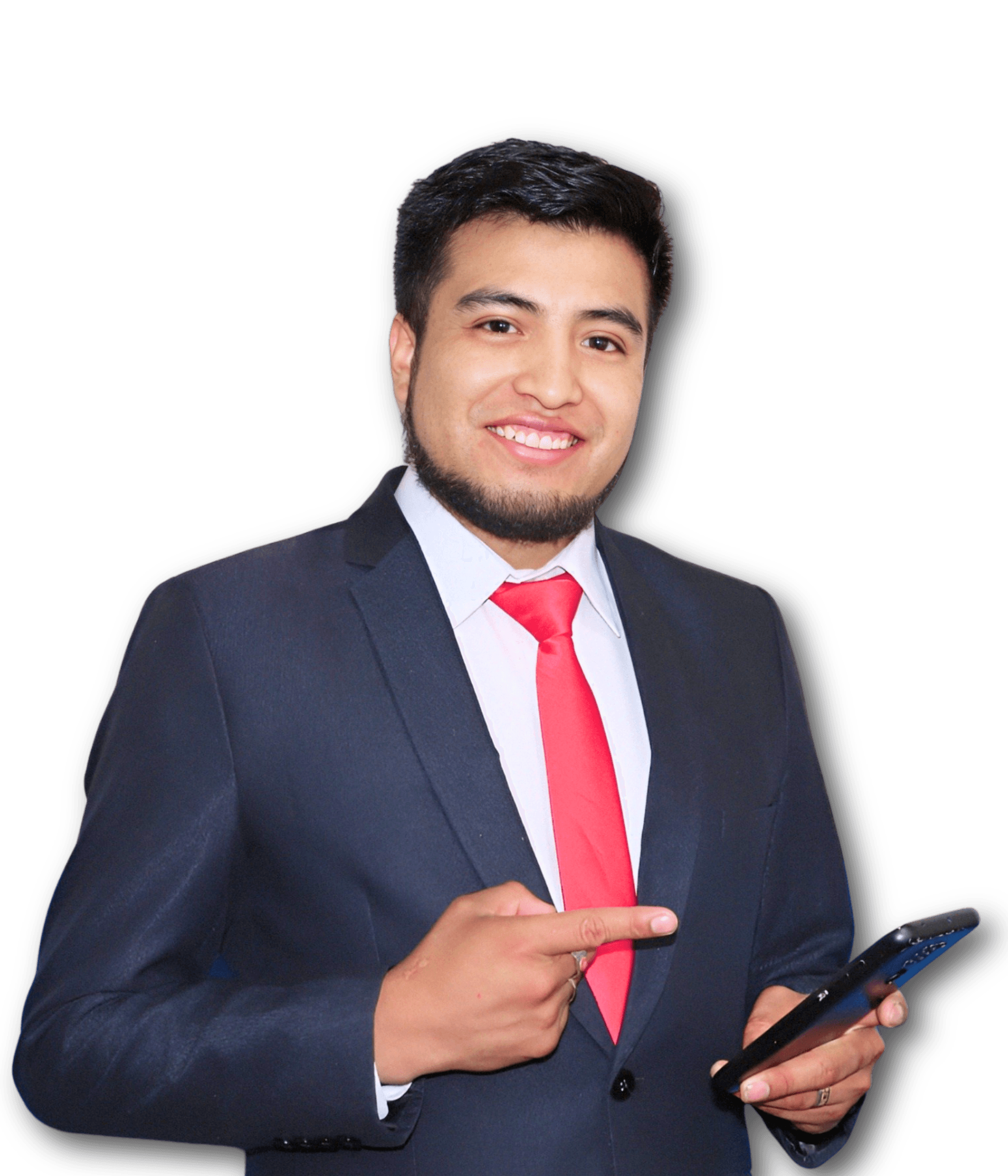 Estudiante solicitando información de becas